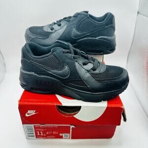 Size 11C - Nike Air Max Excee Black (PS) Toddlers Shoes Triple Black CD6893-005
